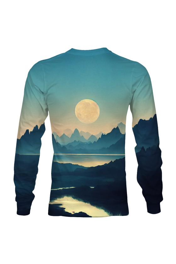 Bluza fullprint bez kaptura Lake on Another Planet