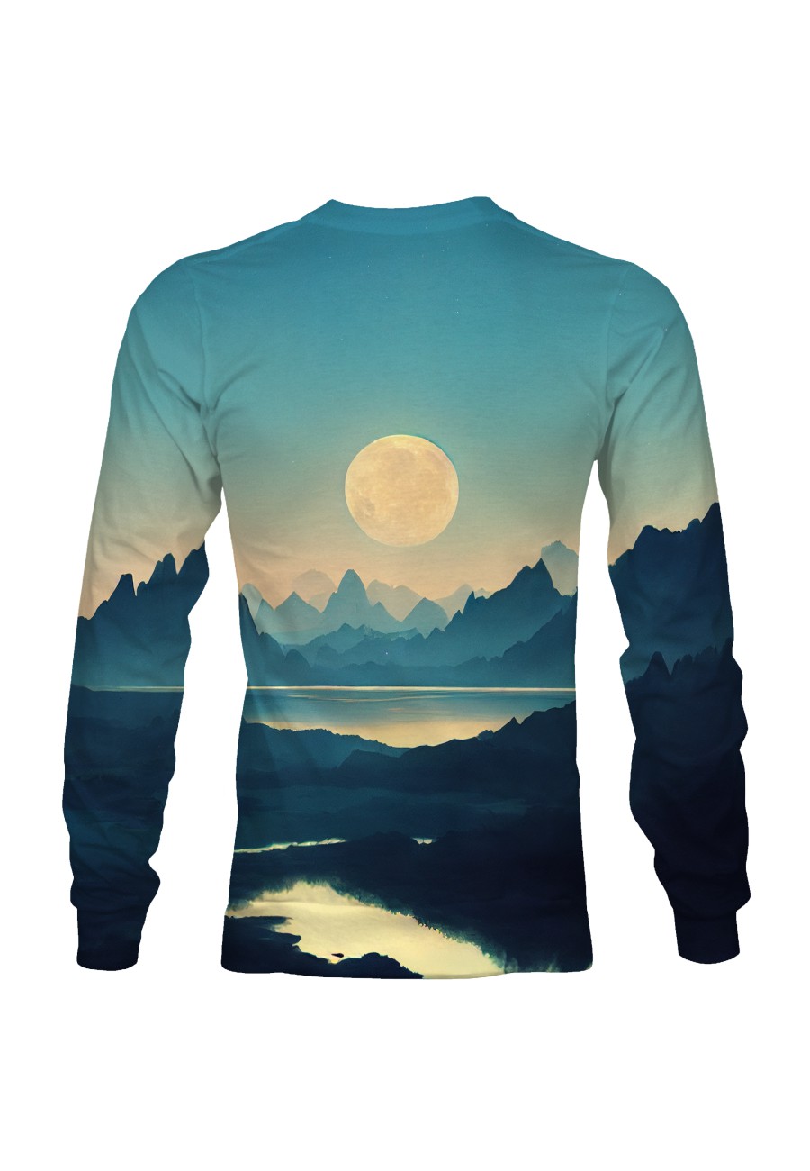 Bluza fullprint bez kaptura Lake on Another Planet