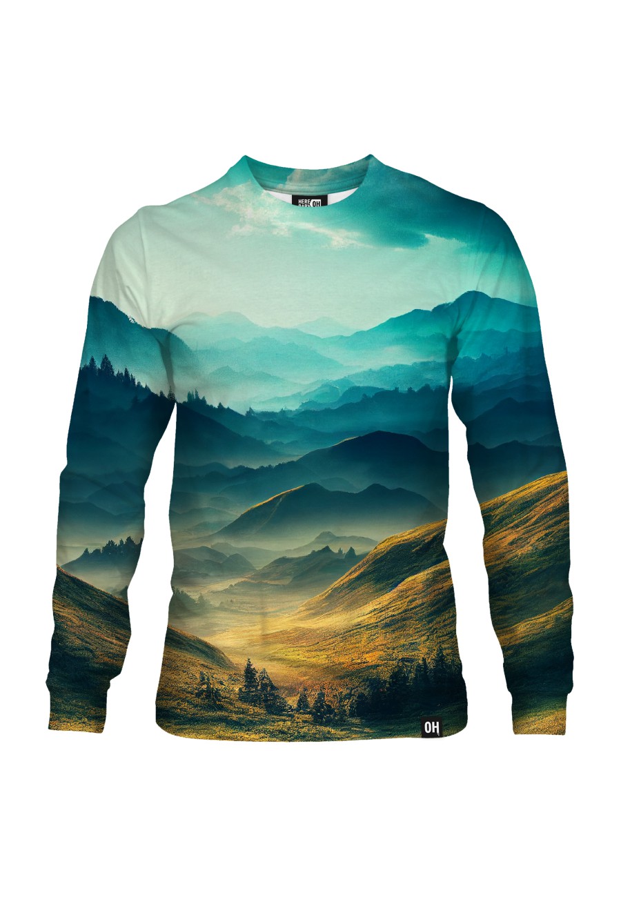 Bluza fullprint bez kaptura Sunrise Mountains