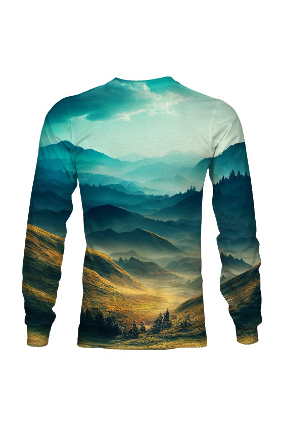 Bluza fullprint bez kaptura Sunrise Mountains