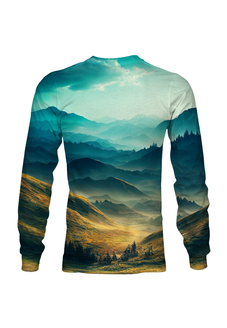 Bluza fullprint bez kaptura Sunrise Mountains