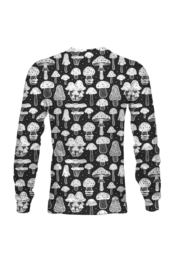 Bluza fullprint bez kaptura Trippy Mushrooms