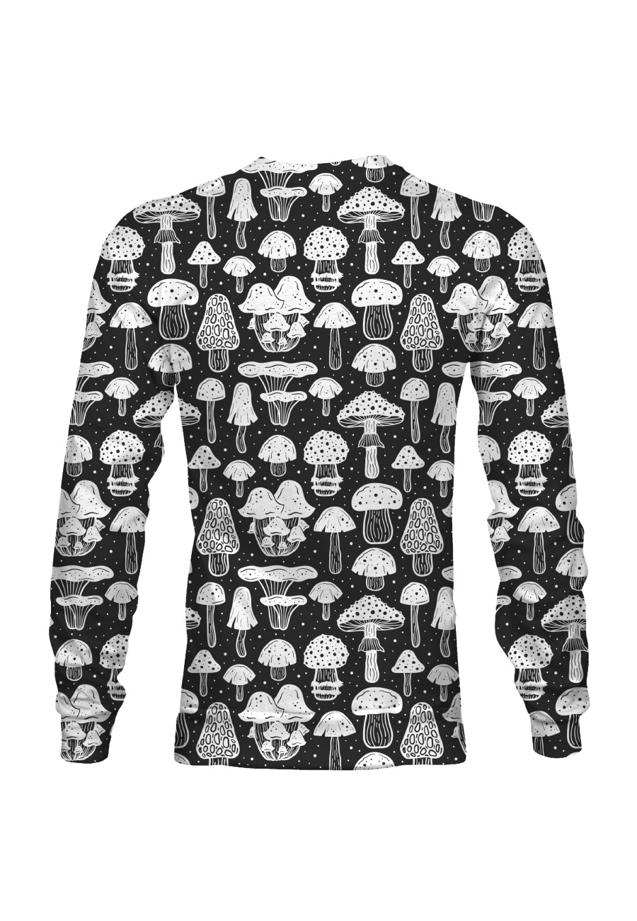 Bluza fullprint bez kaptura Trippy Mushrooms