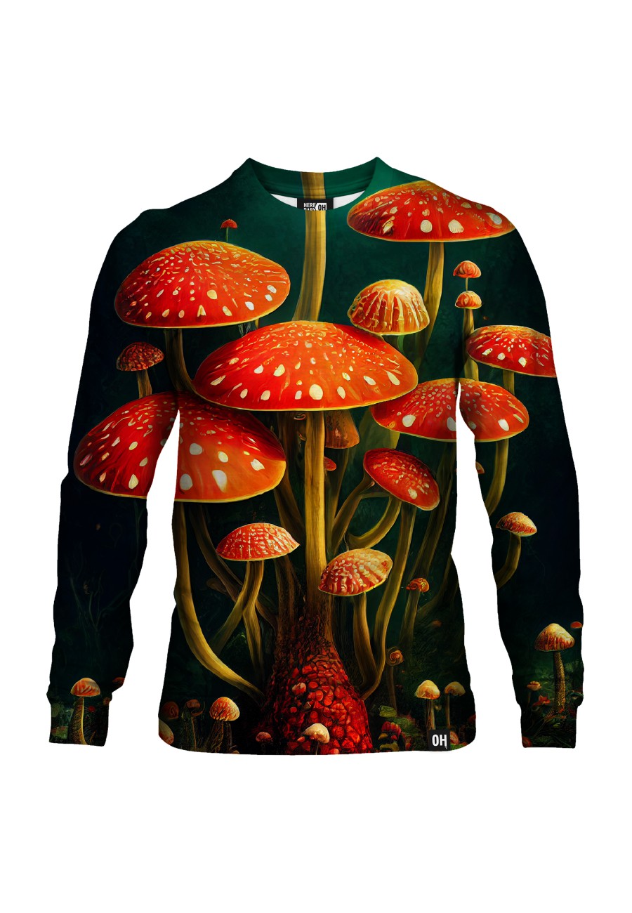 Bluza fullprint bez kaptura Mysterious Fungus