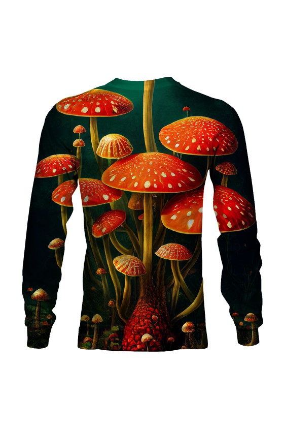 Bluza fullprint bez kaptura Mysterious Fungus