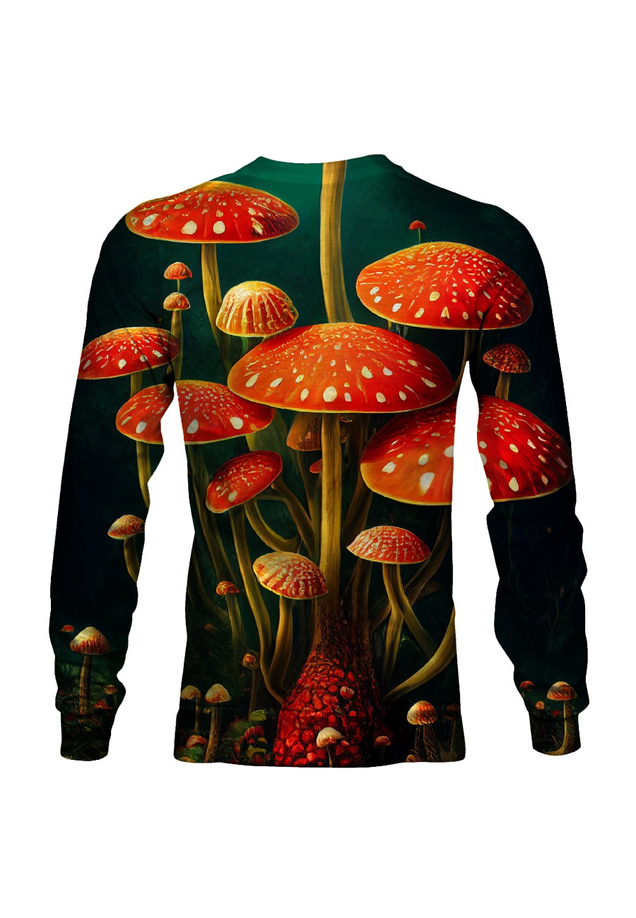 Bluza fullprint bez kaptura Mysterious Fungus