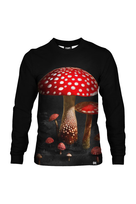 Bluza fullprint bez kaptura Toxic Mushroom