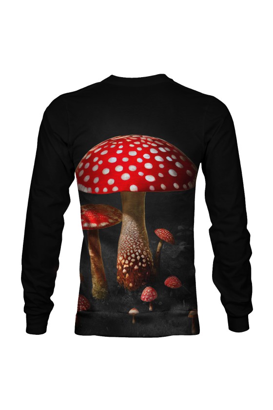 Bluza fullprint bez kaptura Toxic Mushroom