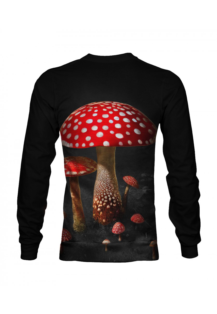 Bluza fullprint bez kaptura Toxic Mushroom