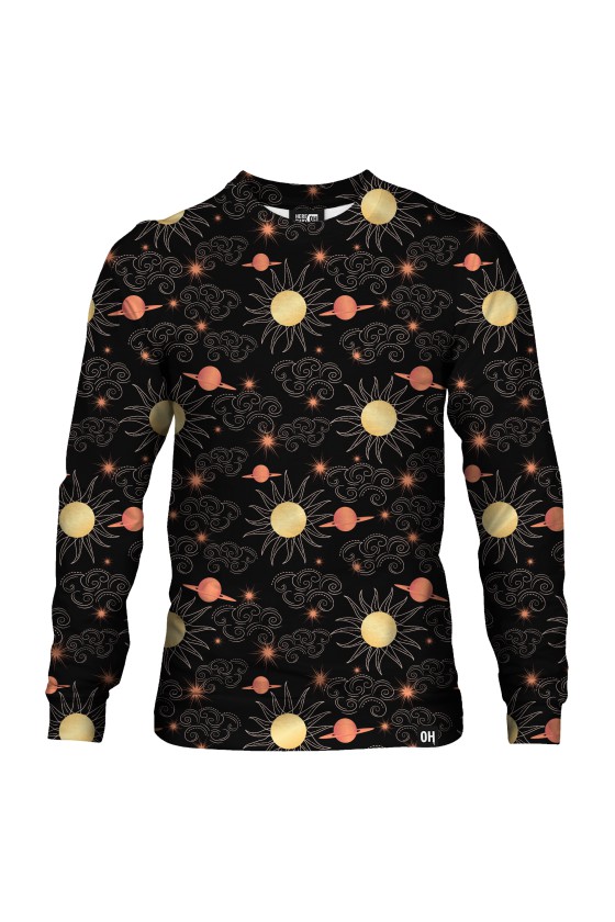 Bluza fullprint bez kaptura Ancient Sun Pattern