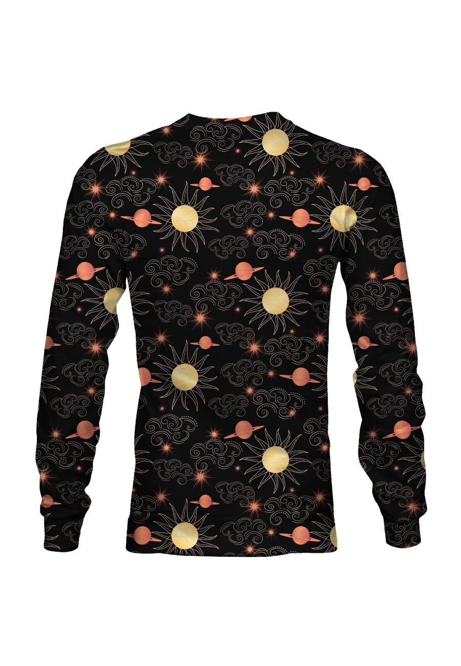 Bluza fullprint bez kaptura Ancient Sun Pattern