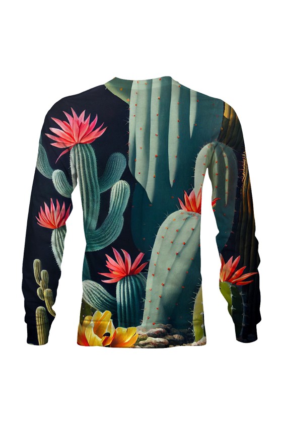 Bluza fullprint bez kaptura Just Cactus