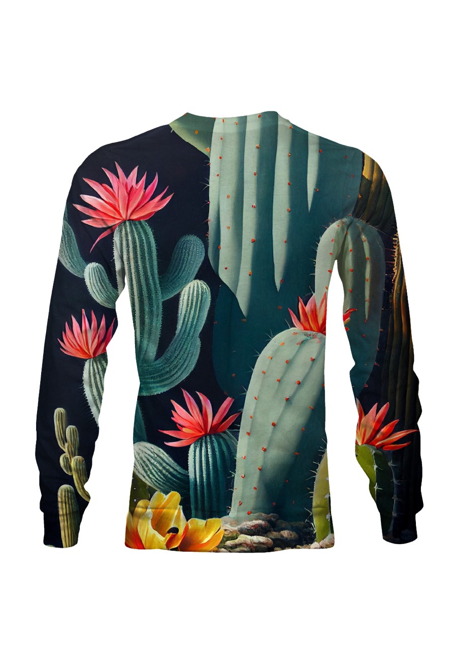 Bluza fullprint bez kaptura Just Cactus