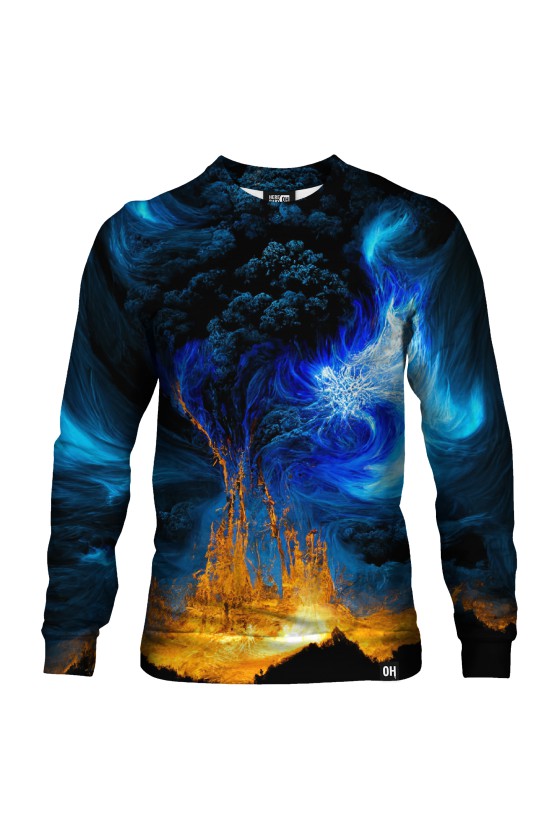 Bluza fullprint bez kaptura Vulcanic Eruption