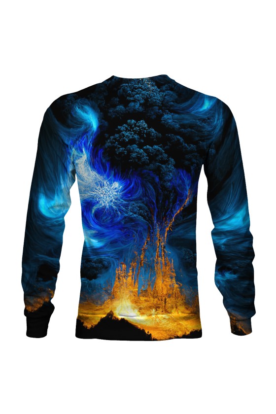 Bluza fullprint bez kaptura Vulcanic Eruption