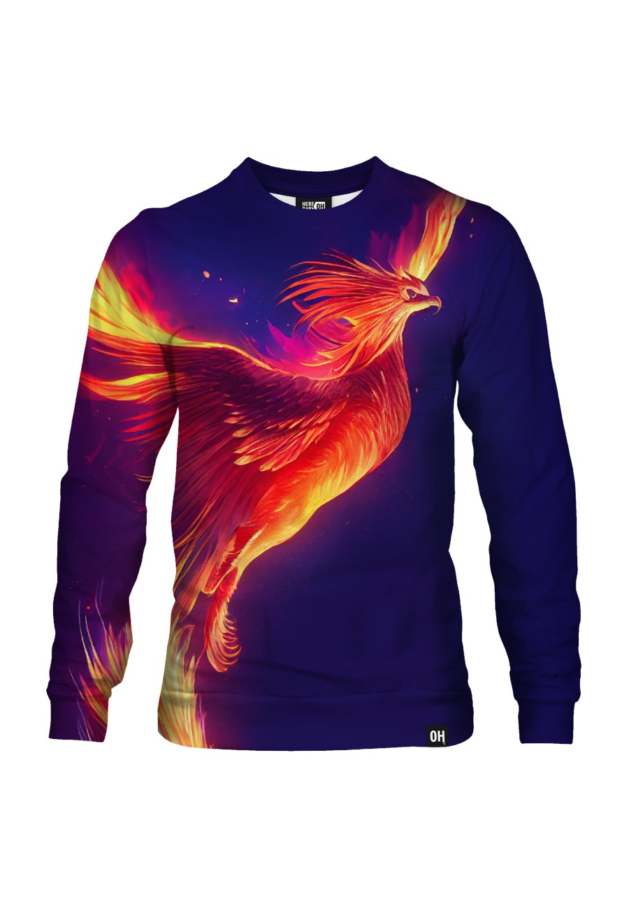 Bluza fullprint bez kaptura Phoenix in The Sky