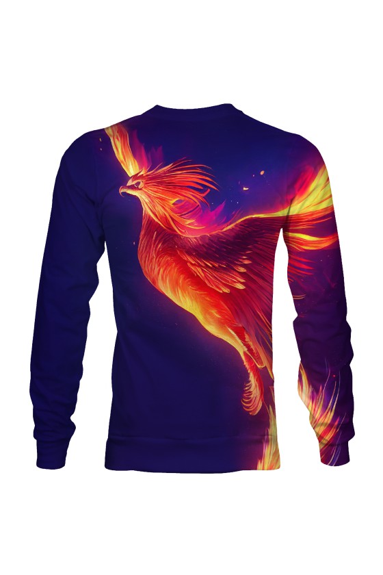 Bluza fullprint bez kaptura Phoenix in The Sky