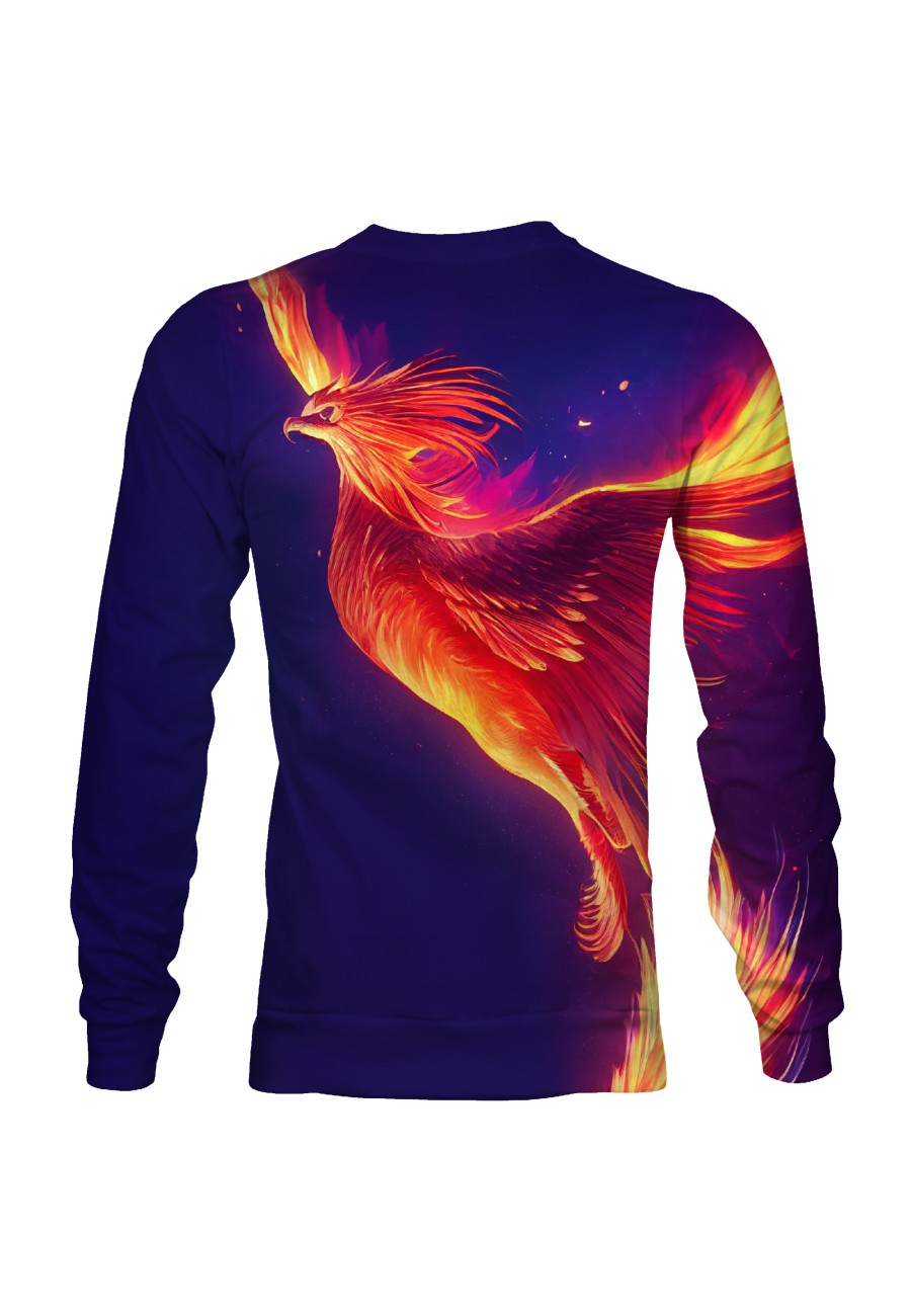 Bluza fullprint bez kaptura Phoenix in The Sky