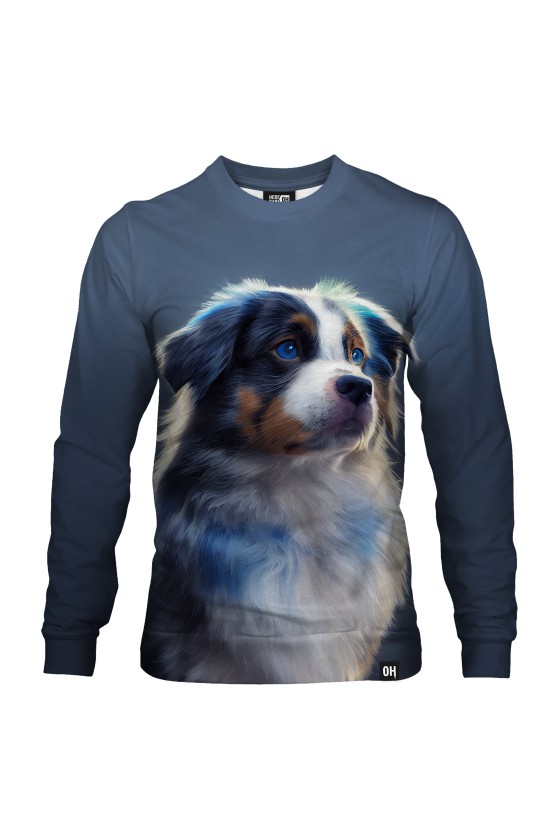 Bluza fullprint bez kaptura Cute Dog