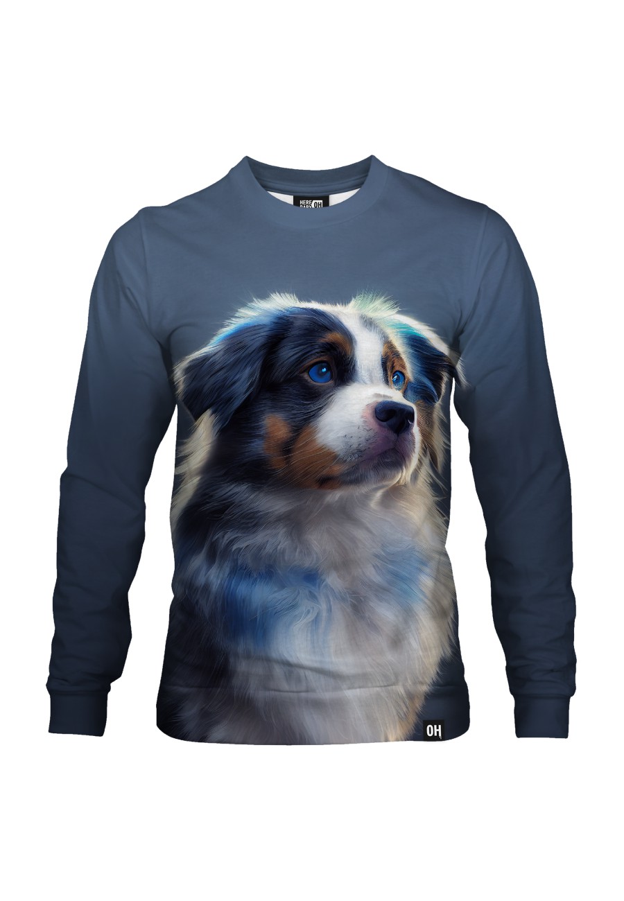 Bluza fullprint bez kaptura Cute Dog