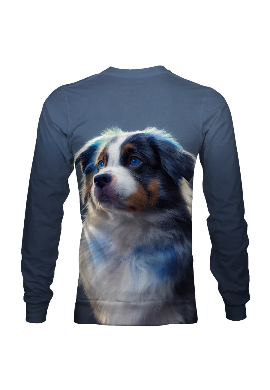 Bluza fullprint bez kaptura Cute Dog