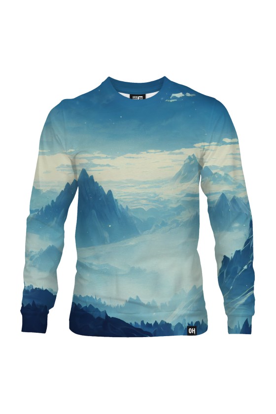 Bluza fullprint bez kaptura Frost Mountains