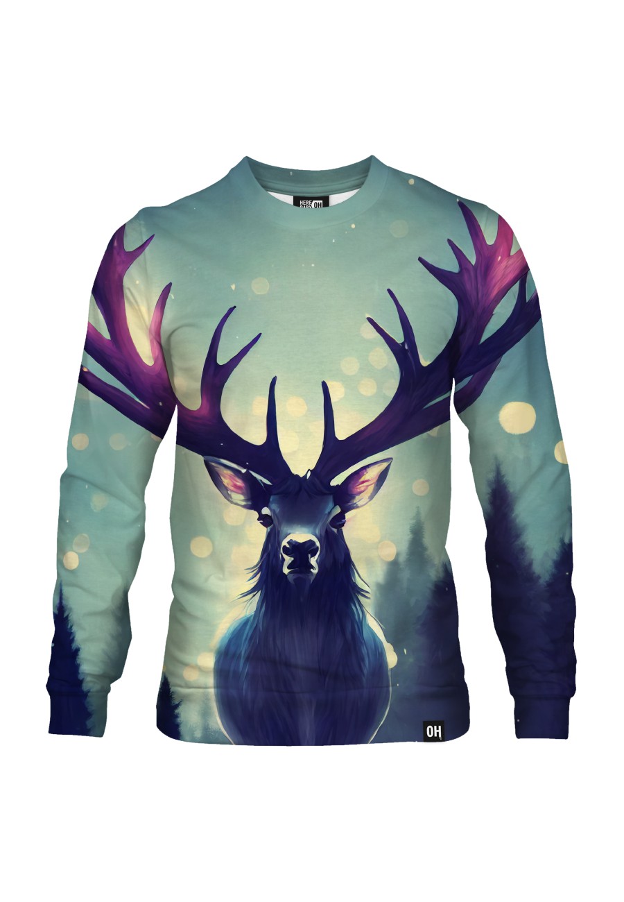 Bluza fullprint bez kaptura Fantasy Deer