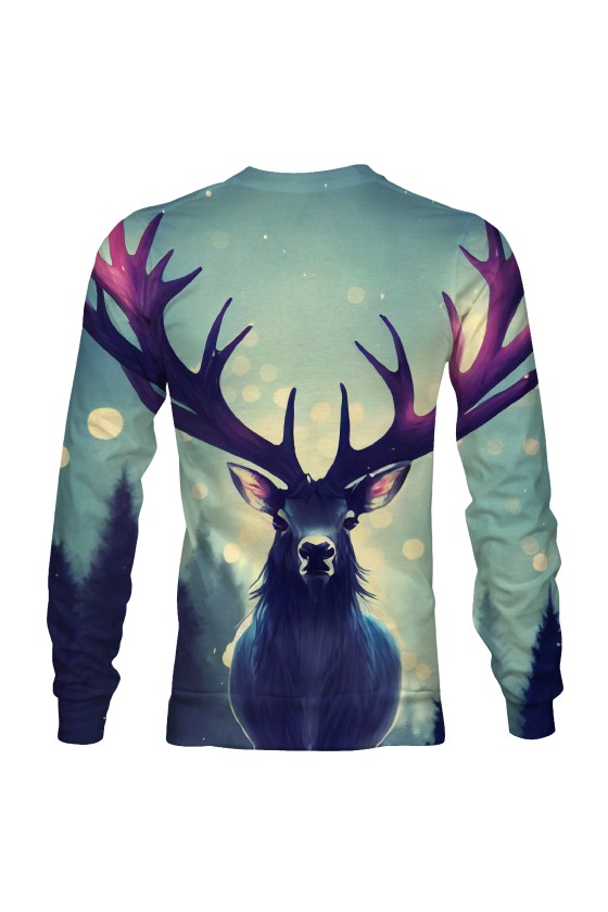 Bluza fullprint bez kaptura Fantasy Deer