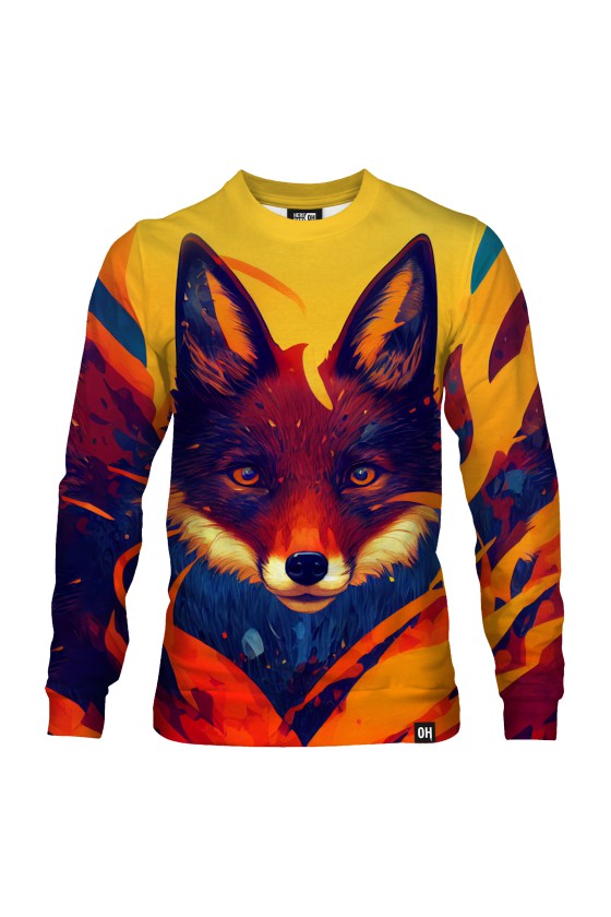 Bluza fullprint bez kaptura Amazing Coyote