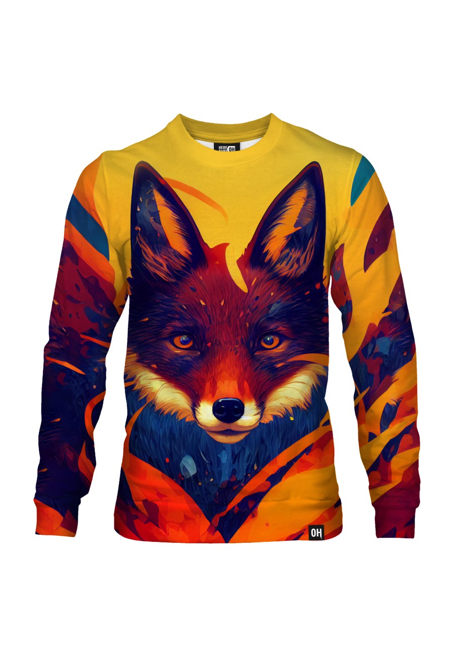 Bluza fullprint bez kaptura Amazing Coyote