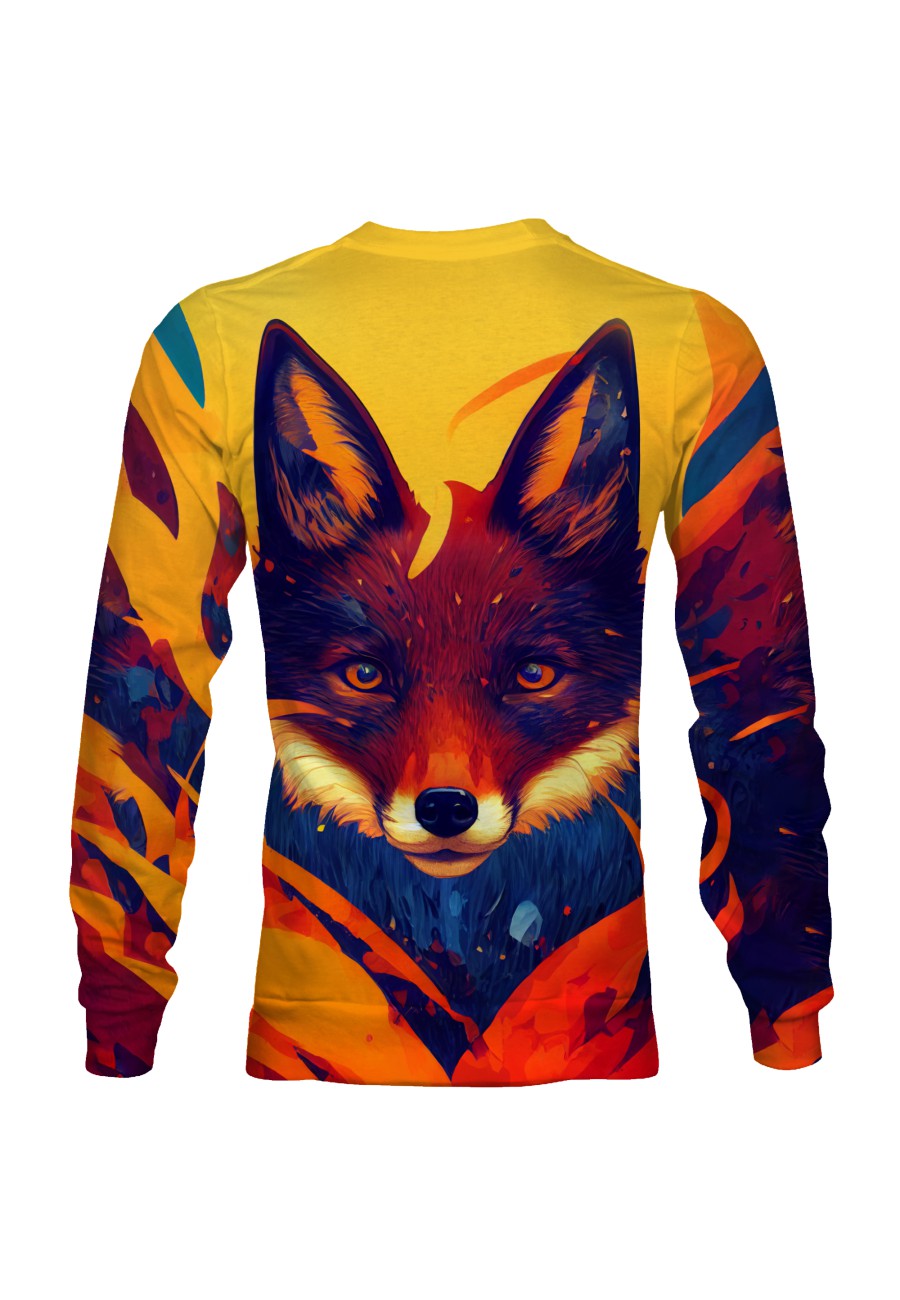 Bluza fullprint bez kaptura Amazing Coyote