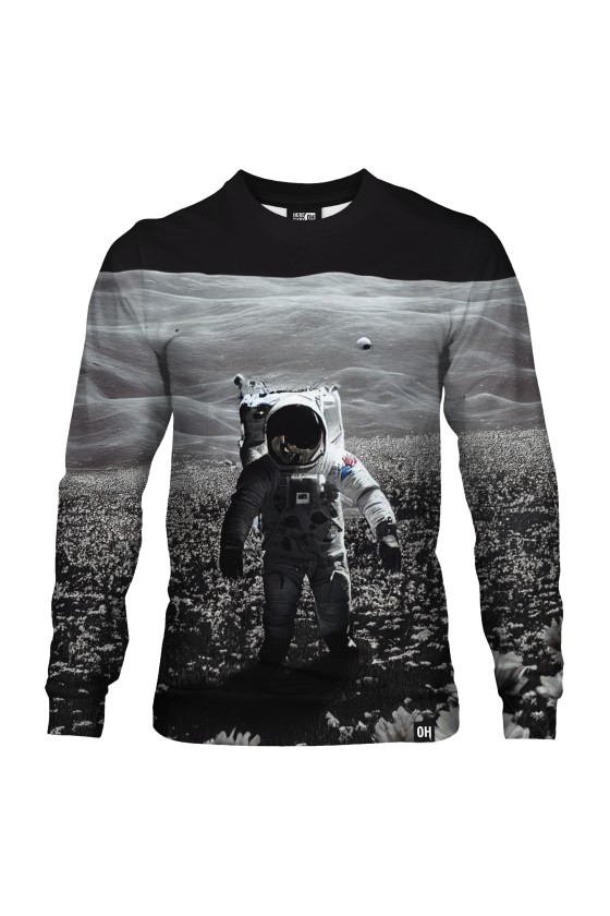 Bluza fullprint bez kaptura Cosmonaut on The Moon