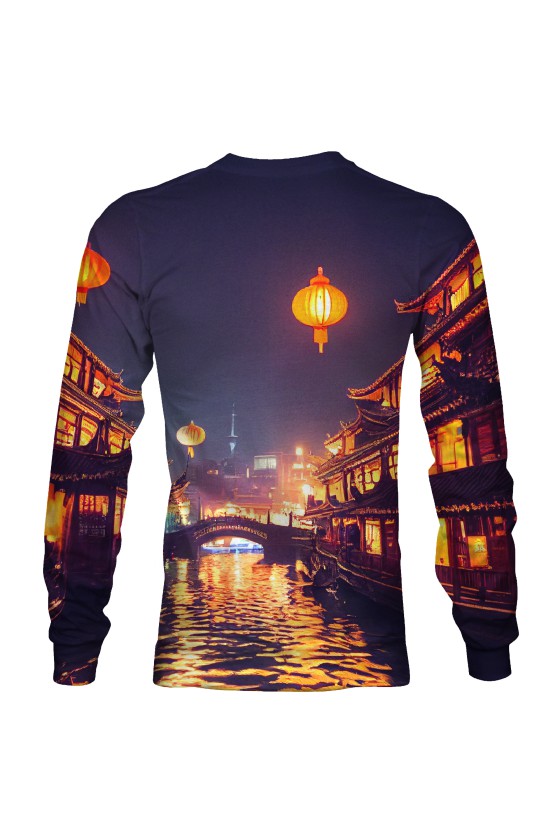 Bluza fullprint bez kaptura Secrets of China