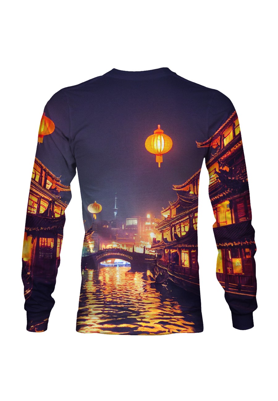 Bluza fullprint bez kaptura Secrets of China