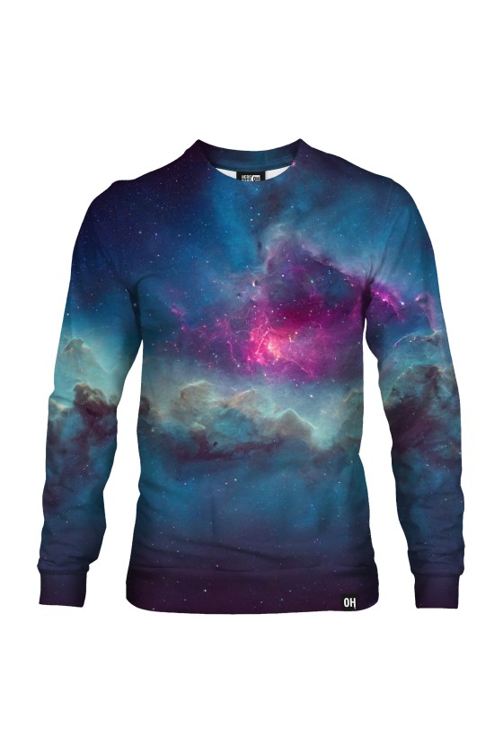 Bluza fullprint bez kaptura Astronomic Sky