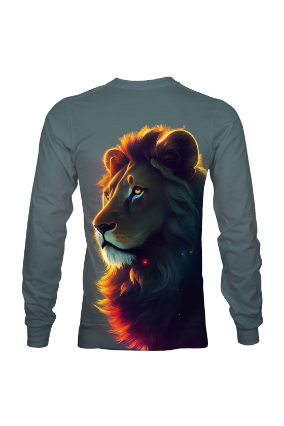 Bluza fullprint bez kaptura Majestic Lion