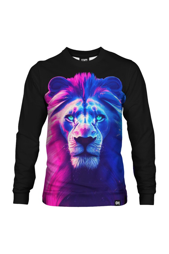 Bluza fullprint bez kaptura Another World Lion