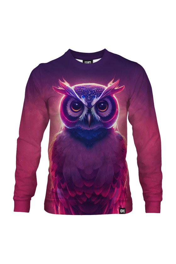 Bluza fullprint bez kaptura Wise Owl