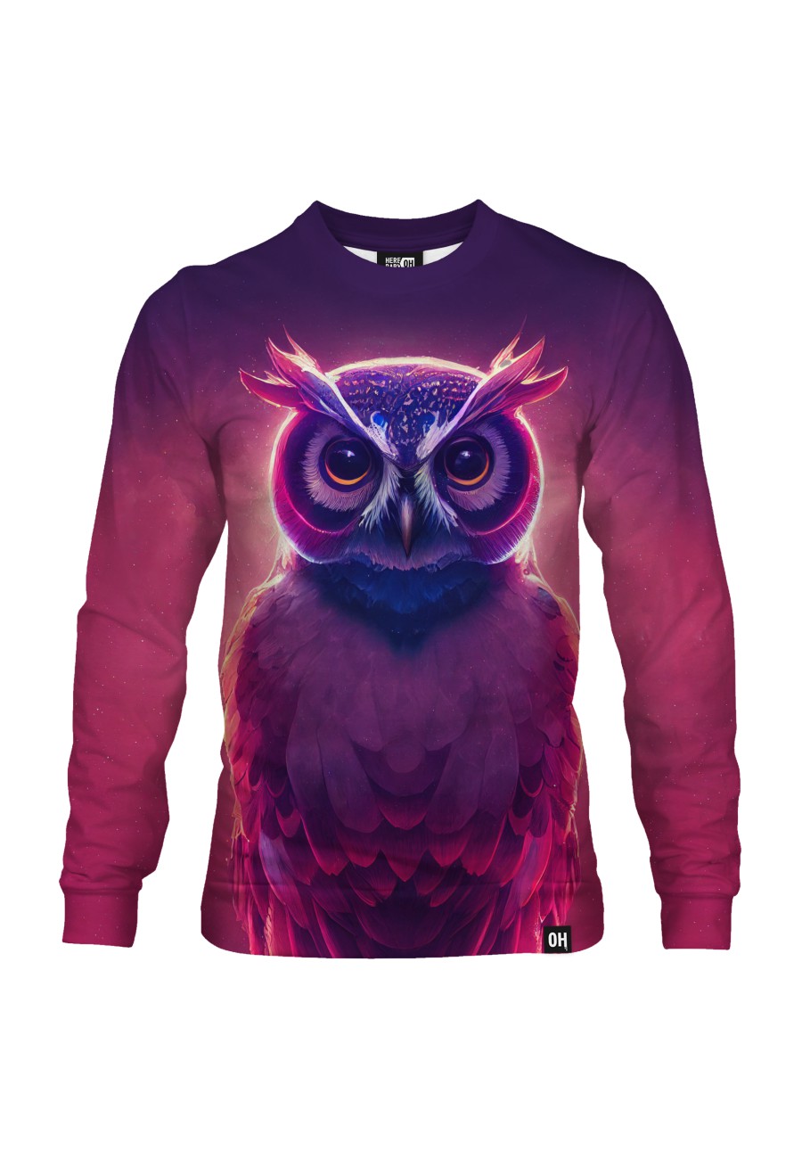 Bluza fullprint bez kaptura Wise Owl