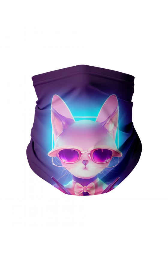Komin na twarz Cyberpunk Cat