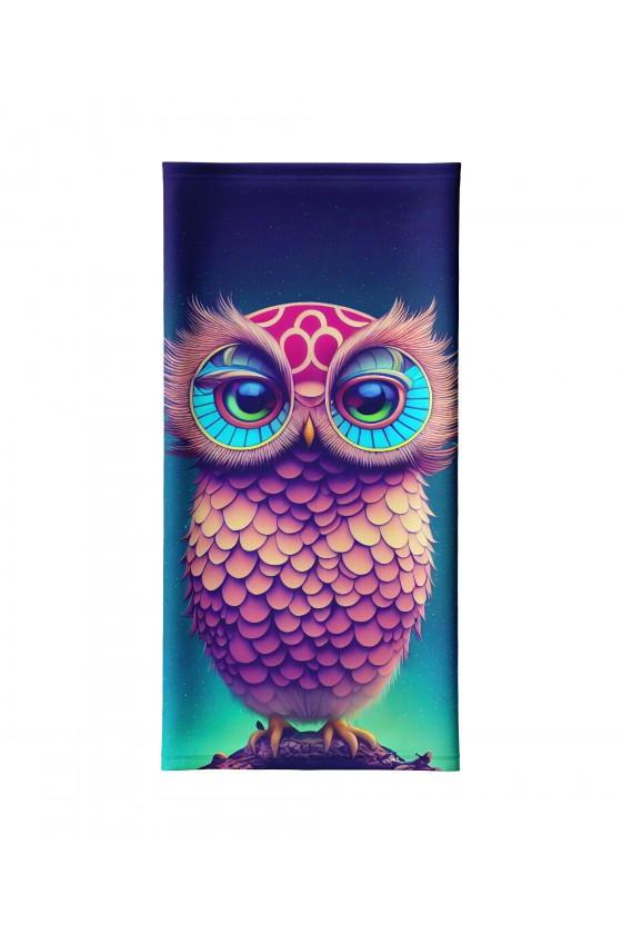 Komin na twarz Colorful Owl