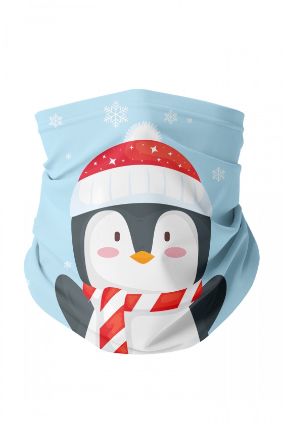 Komin świąteczny na twarz Piękny Pingwinek