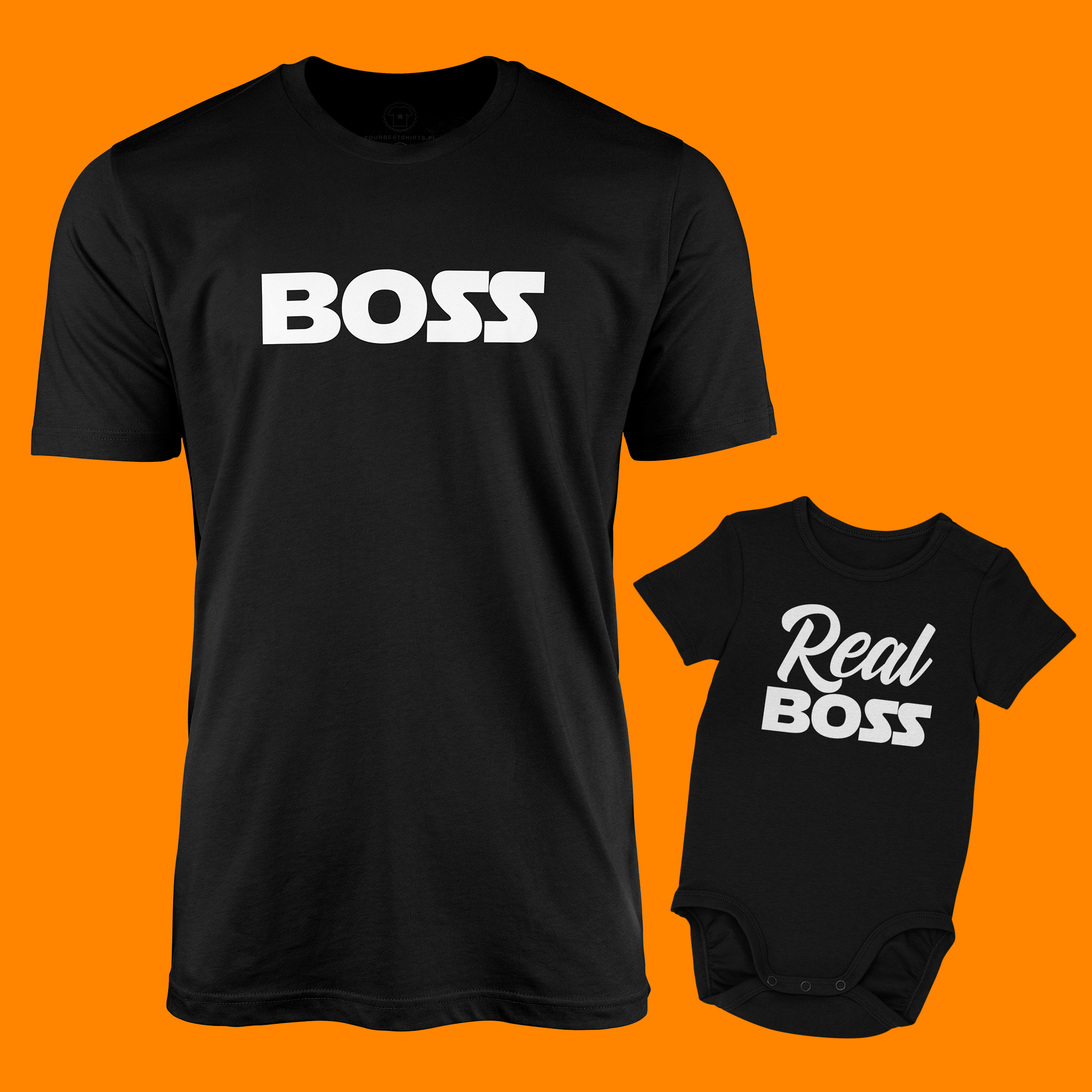 Zestaw dla taty i niemowlaka - Boss & Real Boss.